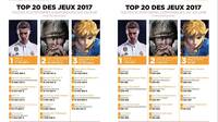 Estos han sido los diez juegos más vendidos en Francia en 2017