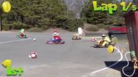 Un piloto de NASCAR crea su propia carrera de Mario Kart