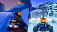 Comparan el remake de Crash Team Racing con el original de 1999