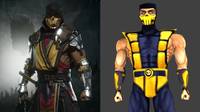 Comparan el modelado 3D de Scorpion en Mortal Kombat 4 y Mortal Kombat 11
