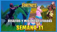 Fortnite: desafíos y misiones filtradas de la Semana 11 y recompensas
