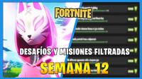 Fortnite: Misiones y desafíos filtrados de la Semana 12