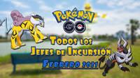 Pokmon Go: Todos los jefes de incursin de Febrero 2021 (nivel 1, 3, 5 y Mega)