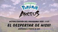 Leyendas Pokmon Arceus recibe su nuevo DLC gratuito con todas estas novedades