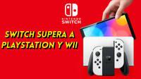 Nintendo Switch vende más de 103 millones, superando a PlayStation y Wii