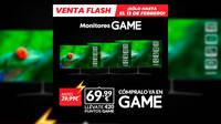 Aprovecha la nueva Venta Flash GAME y llévate uno de los monitores de 22, 24 o 27 pulgadas desde 69,99 euros