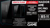 Consigue el GAMEPC PRO 25A55660 por 949,99 euros en GAME, sólo por tiempo limitado