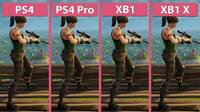 Comparan el aspecto de Fortnite Battle Royale en PS4, PS4 Pro, One y One X