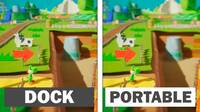 Comparan los gráficos finales de Yoshi's Crafted World en dock y modo portátil