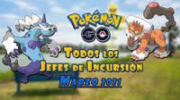Pok�mon GO: Todos los jefes de incursi�n de Marzo 2021 (nivel 1, 3, 5 y Mega)