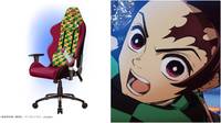 Lenovo presenta su silla para jugar inspirada en Demon Slayer... con katana incluida!