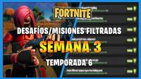 Fortnite - Desafíos filtrados de la Semana 3 y recompensas