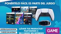 GAME ofrece juegos y productos de PS5 en tres meses sin intereses por tiempo limitado