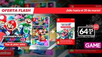 Consigue Mario Kart 8 Deluxe y el pase de pistas extra en GAME por 64,95 euros