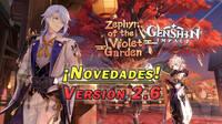 Genshin Impact: La versión 2.6 "Céfiros del jardín violeta" llega el 30 de marzo