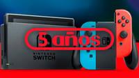 Nintendo Switch cumple 5 años desde su lanzamiento