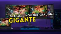 LG lanza un monitor gigantesco para jugar: panel curvo de 49 pulgadas, 32:9 y 1440p