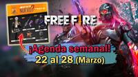 FREE FIRE | Agenda semanal del 22 al 28 de marzo: Oro Royale y Hora del fuego
