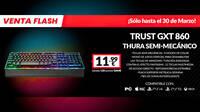 Consigue el teclado Trust GXT 860 Thura semi-mecánico en GAME por sólo 11,99 euros