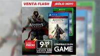 Venta Flash en GAME: Solo hoy, Assassin's Creed The Ezio Collection para PS4 y Xbox One por 9,99 €