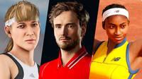 TopSpin 2K25 revela su plantilla inicial de tenistas, incluyendo sus grandes leyendas