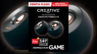 Consigue unos altavoces Creative Pebble 2.0 V2 en la nueva Venta Flash GAME por solo 14,99 euros
