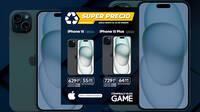 Consigue tu iPhone 15 desde sólo 629,99 euros en GAME, por tiempo limitado o fin de existencias