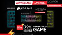 Consigue el teclado Corsair K65 RGB Mini por 79,99 euros con la nueva Venta Flash GAME
