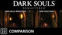 Comparan Dark Souls Remastered PS4 con Dark Souls con el mod DSFix en PC