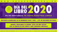 Hroes de Papel anuncia descuentos y regalos en el Da del Libro