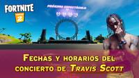 Fortnite: cómo y cuándo ver el concierto de Travis Scott