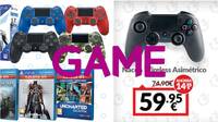 GAME anuncia ofertas en mandos DualShock y Nacon Gaming con juegos de regalo