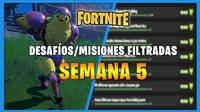Fortnite: Misiones y desafos filtrados de la Semana 5