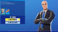 La nueva skin de Fortnite hace llegar al meme Stonks al Battle Royale
