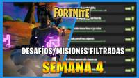 Fortnite: misiones y desafíos filtrados de la Semana 4