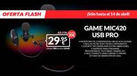 Consigue el MIC420 USB PRO STREAMING MICROPHONE KIT de oferta en GAME por 29,95 euros