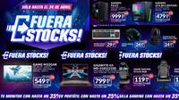 Descuentos de hasta el 65% en productos PC Gaming en la promoción Fuera Stocks de GAME