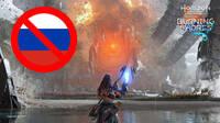 PlayStation no vender Horizon Forbidden West: Burning Shores en Rusia