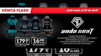 GAME te trae las mejores ofertas en sillas Anda Seat desde 179,99 euros por tiempo limitado