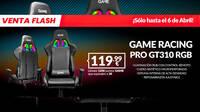 Consigue la silla gaming Racing PRO RGB GT310 en GAME por sólo 119,99 euros