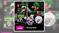 Reserva ya Luigi's Mansion 2 HD en GAME y te llevas un precioso phone ring como regalo exclusivo