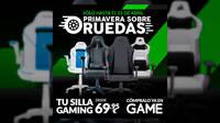 Consigue tu silla gaming en GAME con la promoción Primavera sobre ruedas 2024 de precios increíbles