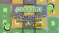 Wordle en espa�ol y tildes hoy jueves 9 de abril: Pistas y soluci�n a la palabra oculta