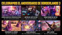 El 30 de julio empieza la celebración del primer aniversario de Borderlands 3