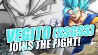 Vegetto Super Saiyan Blue se muestra en Dragon Ball FighterZ