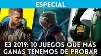 E3 2019: Los 10 juegos que ms ganas tenemos de ver y probar
