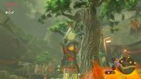 Combate a un minijefe en Zelda: Breath of the Wild con un ejrcito de cucos