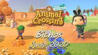 Animal Crossing New Horizons: todos los Bichos que llegan y se van en junio 2020