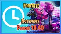 Fortnite parche 16.40: nuevas armas, cambios, skins y todos los detalles