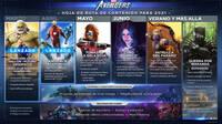 Marvel's Avengers: El Cubo C�smico llegar� en junio y los niveles de campe�n este mes